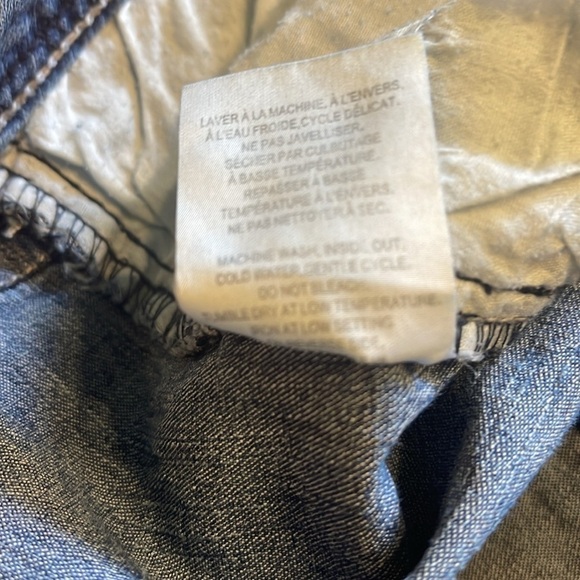 Angels jeans sz 20 faded zip/button with silver hardware and embellishments - Picture 7 of 11